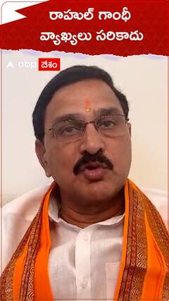 రాహుల్ గాంధీ వ్యాఖ్యలు సరికాదు
