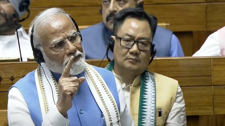 PM Modi in loksabha session says BJP started its account in kerala and increased its vote share in Tamil Nadu 