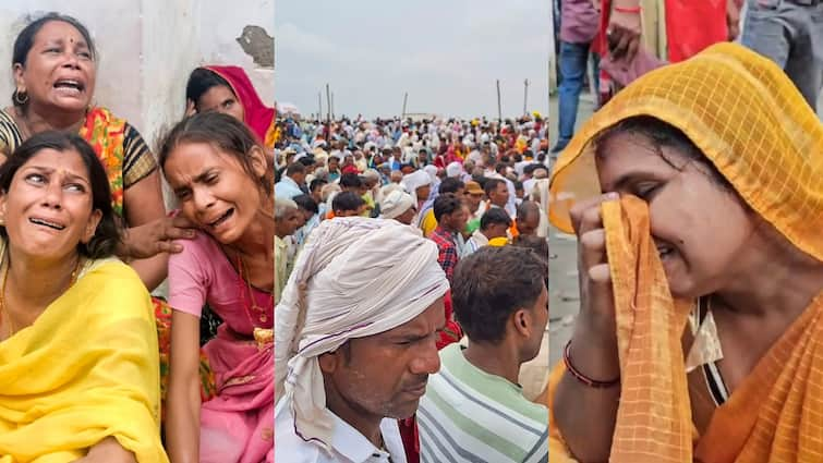 Hathras Satsang Stampede 100 People death in Bhole Baba satsang 10 big latest Update of incident UP CM Yogi Adityanath Hathras Satsang Stampede: भोले बाबा के सत्संग में मौत का तांडव! दरबार में लगा लाशों का अंबार... हाथरस हादसे के 10 बड़े अपडेट