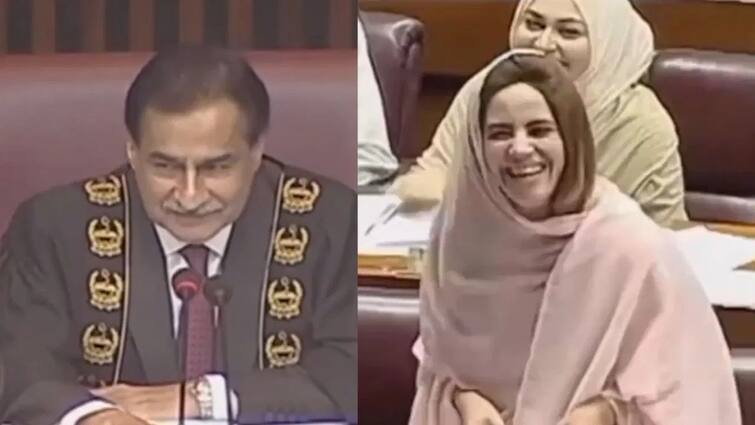 Pakistan Lawmaker Goes Viral After Asking Speaker To Look Her In The Eye When She Speaks Pakistan Assembly: ਸੰਸਦ 'ਚ ਬਣਿਆ ਰੋਮਾਂਟਿਕ ਮਾਹੌਲ, ਮਹਿਲਾ ਸਾਂਸਦ ਨੇ ਕਿਹਾ, ਮੇਰੀਆਂ ਅੱਖਾਂ 'ਚ ਅੱਖਾਂ ਪਾ ਕੇ ਦੇਖੋ.. ਅੱਗੋਂ ਸਪੀਕਰ ਨੇ ਸੁਣੋ ਕੀ ਕਿਹਾ 