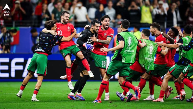 Cristiano Ronaldo miss penalty Diogo Costa creates history Portugal reach UEFA Euro 2024 quarter final UEFA Euro 2024: রোনাল্ডোর 'দুঃস্বপ্নের' রাতে দিয়েগো কোস্তার ইতিহাস, ইউরোর শেষ আটে পর্তুগাল