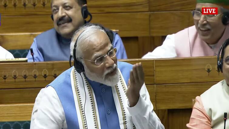 PM Modi replied to the Motion of thanks on President Murmu Address in Lok Sabha PM Modi Speech: 2024 వికసిత్ భారత్‌ కోసం 24x7 పని చేస్తాం: మోదీ, లోక్‌సభలో హోరెత్తిన నిరసనలు