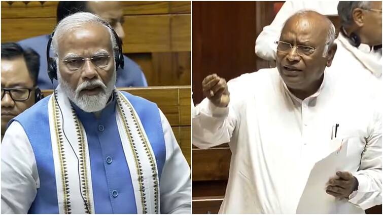 Parliament Session Day 7 Highlights PM Modi Lok Sabha Speech Congress Rahul Gandhi Kharge Dhankar Rajya Sabha Parliament Highlights: PM Modi Seeks Action Against LoP Rahul Gandhi, Kharge & Dhankhar Spar Over 'Varna' Remark