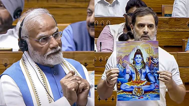 PM Modi Slams Rahul Gandhi Hindu Remarks In Lok Sabha 'Jiske Darshan Hote Hain Uske...': PM Modi Rebukes Rahul Gandhi's 'Hindu' Remarks In Lok Sabha