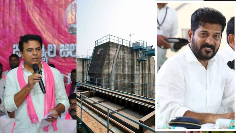 BRS Working President KTR criticized the Congress on repair of barrages of the Kaleshwaram lift project Telangana: మీ ఏడుపే మా ఎదుగుదల..! కాంగ్రెస్‌పై కేటీఆర్‌ ఎక్కుపెట్టిన మరో జలఫిరంగి