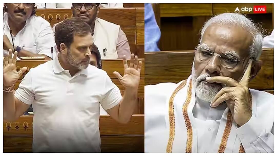 Parliament Session 2024: राहुल गांधी के वो 2 बयान, जिस पर PM मोदी सीट से खड़े हो गए Parliament Session 2024 2 statements of Rahul Gandhi on which PM Modi stood up from his seat Parliament Session 2024: राहुल गांधी के वो 2 बयान, जिस पर PM मोदी सीट से खड़े हो गए