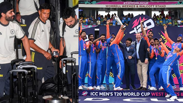 T20 World Cup 2024: Indian team to arrive with the T20I World Cup by 6 am IST tomorrow at Delhi Team India: टीम इंडिया मायदेशी कधी दाखल होणार?; अखेर तारीख, ठिकाण अन् वेळ ठरली!