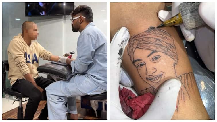 Viral Video Getting Face Tattoo Of 'Vada Pav Girl' Chandrika Gera Dixit, Netizens Say ‘He'll Regret This’ Viral Video: Man Faces Backlash For Getting Face Tattoo Of 'Vada Pav Girl', Netizens Say ‘He'll Regret This’