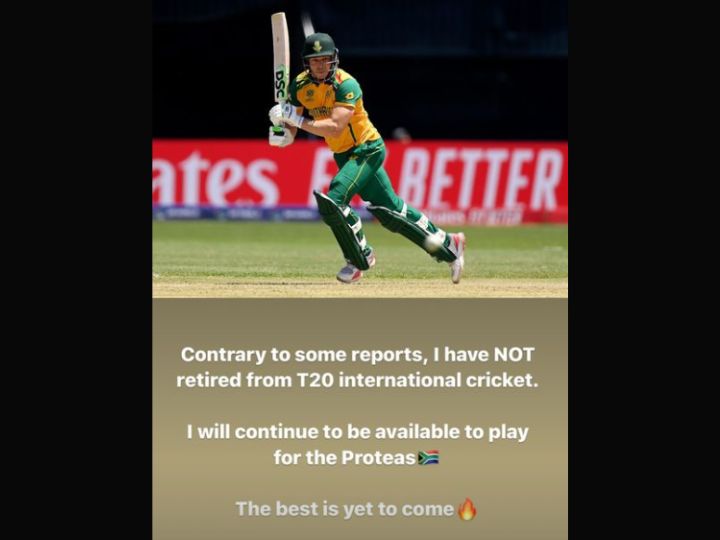 David Miller Responds To T20I Retirement Rumours After South Africa's T20 WC 2024 Final Loss