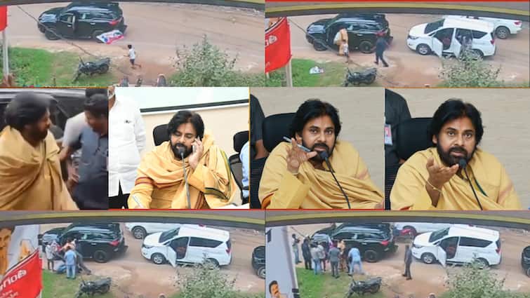 AP Deputy CM Pawan Kalyan stopped his convoy after seeing a child waving the Jana Sena flag on the roadside in Pithapuram Viral Video: జెండా ఊపుతున్న చిన్నారిని చూసి ఆగిపోయిన పవన్- జనసైనికులు స్టాటస్ పెట్టుకునే వీడియో
