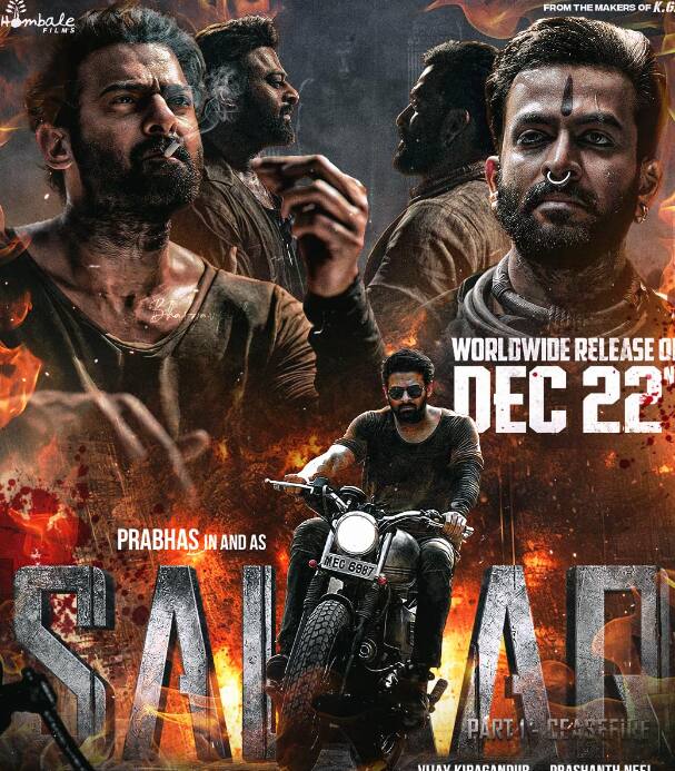 सातवीं पोजिशन पर फिल्म सालार है और इस फिल्म का डोमेस्टिक बॉक्स ऑफिस पर नेट कलेक्शन 407 करोड़ रुपये है.