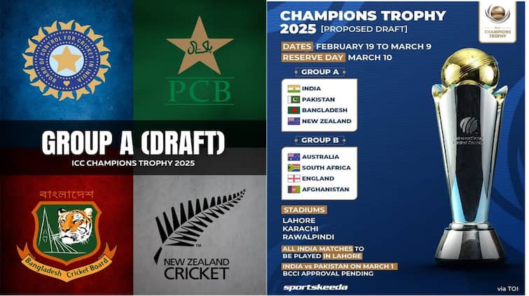India vs Pakistan in Lahore on March 1 in ICC Champions Trophy sources India vs Pakistan: వచ్చే ఏడాది మార్చి 1న లాహోర్‌లో ఇండియా, పాకిస్థాన్ మ్యాచ్!