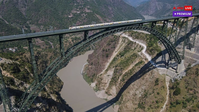 Chenab Rail Bridge milestone Indian railways Engineering Triumph jammu and kashmir abpp Ground Report: How Chenab Railway Bridge, World's Tallest, Tells The Story Of An Engineering Triumph