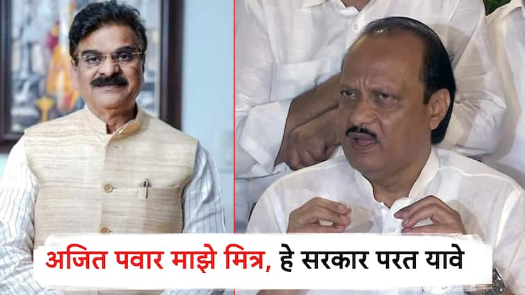 Ajit Pawar my friend, Mahayuti government should come again, I should become a minister; Vijay Shivatare's request to pandurang in pandharichi wari ''अजित पवार माझे मित्र, हे सरकार पुन्हा यावे, मी मंत्री व्हावे''; विजय शिवतारेंचं पांडुरंगाला मागणं