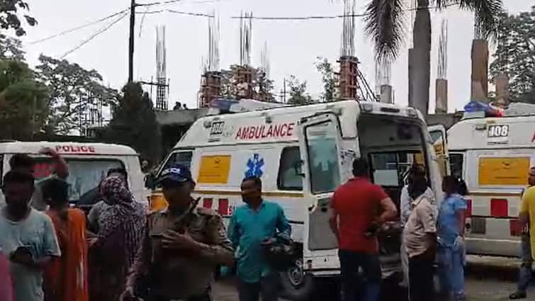 Udham Singh Nagar News Uncontrolled school bus hits women standing on the roadside ann उधम सिंह नगर में अनियंत्रित बस ने महिलाओं को कुचला, एक की मौत, पांच की हालत गंभीर