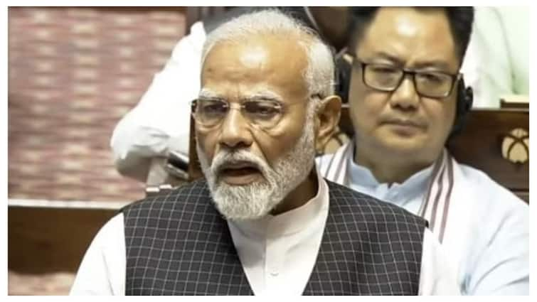 parliament session 2024 pm narendra modi address rajya sabha reply motion of thanks president राज्यसभा से विपक्ष का वॉकआउट, पीएम मोदी बोले- झूठ फैलाने वाले सच नहीं सुन पा रहे