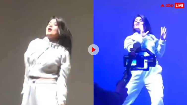 Delhi AIIMS lady Doctor danced brilliantly on tip tip barsa pani song video viral on internet Video: दिल्ली AIIMS की डॉक्टर ने टिप-टिप बरसा पानी पर किया ऐसा डांस, पानी में नहीं स्टेज पर लगा दी आग