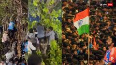 Victory Parade: अद्भुत, अतुलनीय और अविश्वसनीय! टी-20 वर्ल्ड कप जीतने का जश्न और फैंस की दीवानगी, चैंपियन्स की एक झलक पाने को पेड़ों पर चढ़ गए लोग