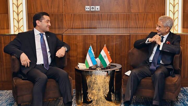 Jaishankar arrived in Astana on Tuesday where he held a meeting with Foreign Minister of Uzbekistan Bakhtiyor Saidov. (Image Source: PTI)