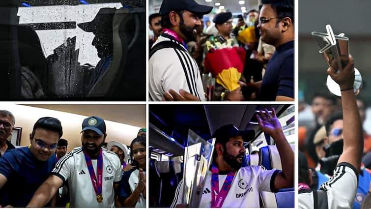 What did World champs Rohit Kohli, Bumrah Dravid do in 16 hour long Air India flight from Barbados to Delhi Details Team India: 16 గంటల విమాన ప్రయాణంలో భారత క్రికెటర్లు ఏం చేశారంటే?