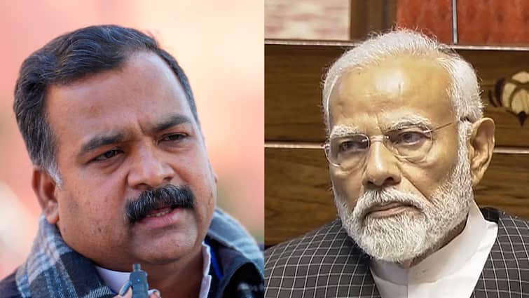 Congress writes to Speaker flags inaccurate and misleading claims by PM Modi Anurag Thakur Lok Sabha Congress Writes To Speaker, Flags PM Modi's 'Inaccurate & Misleading' Claims In Lok Sabha