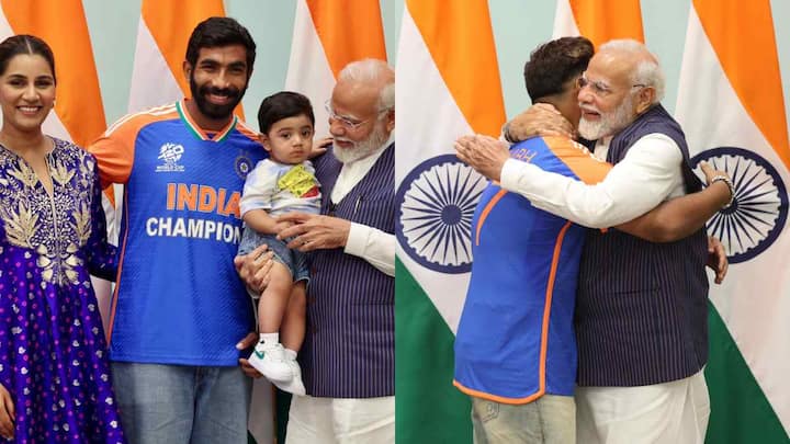 Team India Meeting With PM Modi: प्रधानमंत्री नरेंद्र मोदी ने खिलाड़ियों के साथ-साथ उनके परिवार से भी मुलाकात की. उन्होंने ऋषभ पंत को गले लगा लिया.