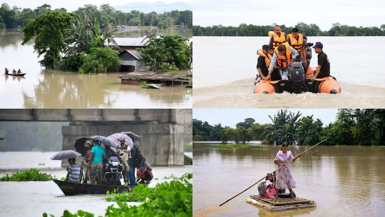 Assam Flood wreaks havoc in Assam eight people died more than 16 lakh affected in 27 Cities Assam Flood: असम में बाढ़ ने मचाई तबाही, आठ लोगों की मौत; 16 लाख से ज्यादा लोग प्रभावित