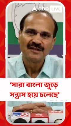 সারা বাংলা জুড়ে রাজনীতিবিদ অপরাধীরা মিলেমিশে সন্ত্রাস করে চলেছে : অধীর