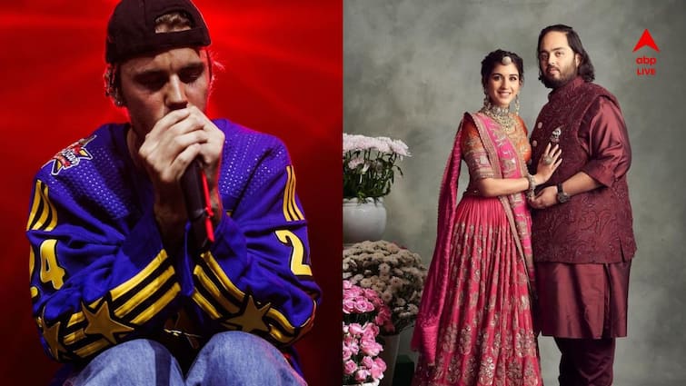 Anant Ambani and Radhika Merchant Wedding Justin Bieber arrives in Mumbai to perform Anant-Radhika Wedding: অনন্ত-রাধিকার বিয়েতে জাস্টিন বিবারের পারফর্ম্যান্স, পারিশ্রমিকের অঙ্ক শুনলে চমকে উঠবেন!