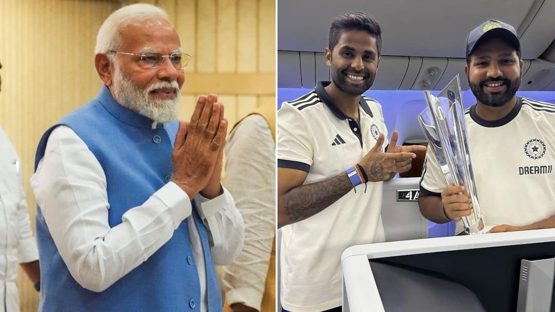 Team India Meet Modi LIVE Updates PM Narendra Modi Rohit Sharma Virat Kohli T20 World Cup PM Modi Meets Team India Highlights: Prime Minister Hosts Men In Blue For Congratulatory Meet