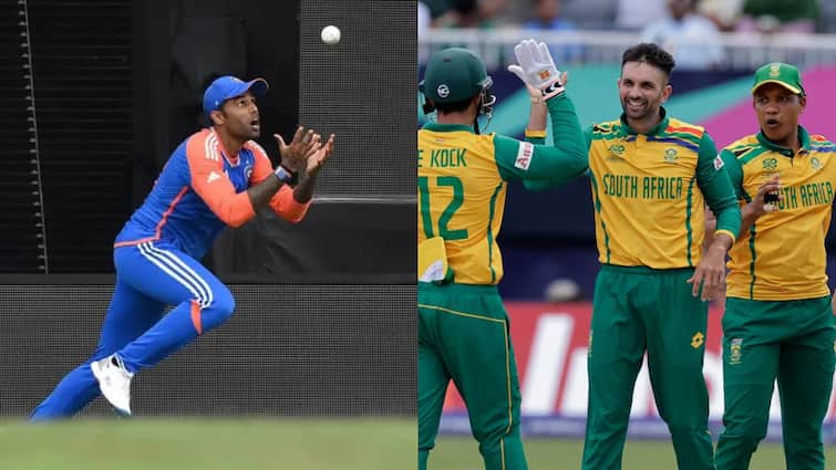 south african player keshav maharaj dodges question about suryakumar yadav t20 world cup final catch david miller Team India: वर्ल्ड कप फाइनल कैच कंट्रोवर्सी में नया मोड़, सूर्यकुमार यादव पर अफ्रीकी प्लेयर का बहुत बड़ा बयान