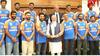 Team India with PM Modi: ప్రధాని మోదీతో విశ్వవిజేతలు, స్పెషల్ జెర్సీ చూశారా మీరు
