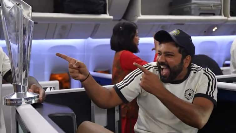 Team India T20 World Cup 2024 Trophy BCCI Video Journey Rohit Sharma Virat Kohli Rishabh Pant BCCI Shares Heartwarming Video Of Team India's Journey Home With T20 World Cup Trophy- WATCH