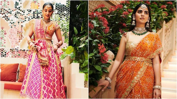 Radhika Merchant-Anant Ambani pre-wedding: The bride-to-be looked gorgeous in a traditional lehenga.