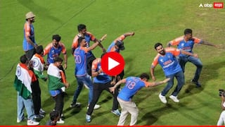 VIDEO : वानखेडेवर विराट-रोहितचा भन्नाट डान्स, सूर्यकुमार यादवनेही धरला ठेका 
