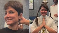 Hina khan: ब्रेस्ट कॅन्सरवर उपचार घेत असलेल्या हिना खानने केस कापले, मुलीला वेदना होत असल्याचे पाहून आईला अश्रू अनावर