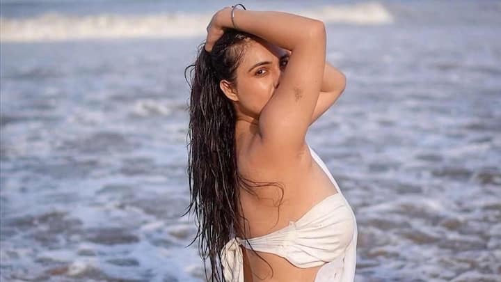 Neha Malik Photos: బాలీవుడ్ బ్యూటీ నేహామాలిక్ లేటెస్ట్ గా సముద్రం ఒడ్డున ఉన్న ఫొటోస్ షేర్ చేసింది. తెల్లచీరతో తడసి ముద్దవుతా విన్యాసాలు చేస్తోంది...