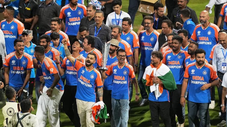 Maharashtra Government Announces Rs 11 Crore Prize Money For T20 World Cup-Winning Indian Team CM Eknath Shinde Maharashtra Government Announces Rs 11 Crore Prize Money For T20 World Cup-Winning Indian Team