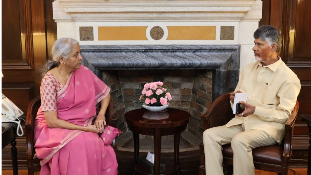 Chandrababu Naidu Meets Nirmala Sitharaman, Seeks Enhanced Financial Support For Andhra Ahead Of Union Budget Chandrababu Naidu Meets Nirmala Sitharaman, Seeks Enhanced Financial Support For Andhra Ahead Of Union Budget Chandrababu Naidu Meets Nirmala Sitharaman, Seeks Enhanced Financial Support For Andhra Ahead Of Union Budget