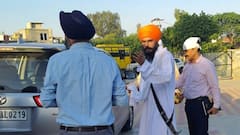 'वारिस पंजाब दे' चीफ अमृपाल सिंह ने लोकसभा में ली सांसद की शपथ, विशेष विमान से लाए गए थे दिल्ली