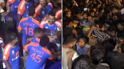 Team India Victory Parade Mumbai Fans Injury Crowded Celebrations Viral Video Wankhede Team India World Cup Victory Parade In Mumbai Leads To Several Fans Getting Injured In Chaotic Revelry