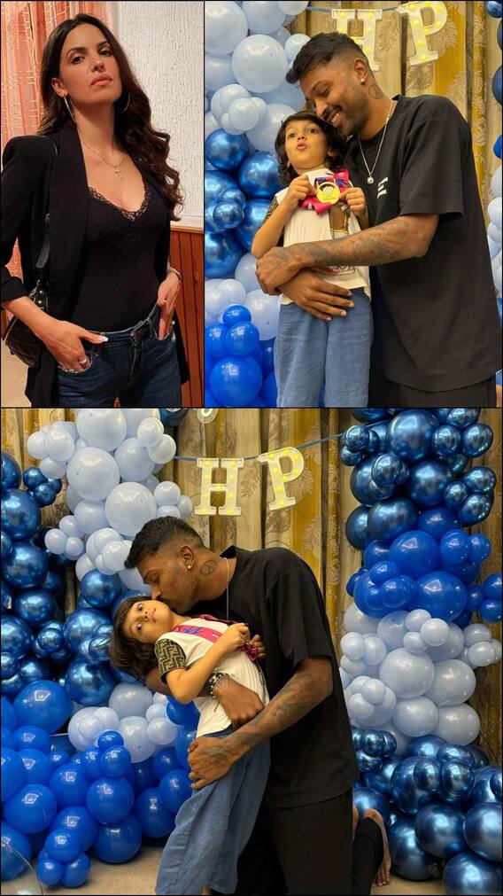 हार्दिक ने बेटे संग सेलिब्रेट किया T20 वर्ल्ड कप का जश्र्न, कहां हैं नताशा?