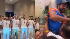 Rohit Sharma's Friends Salute T20 World Champion Captain, Recreate His Trophy-Lifting Walk As He Returns Home- WATCH VIRAL VIDEO