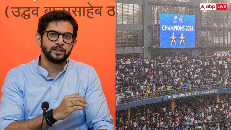 Aaditya Thackeray Taunt BCCI Team India Celebration in Mumbai World Cup final Wankhede Stadium Aaditya Thackeray on BCCI: आदित्य ठाकरे का तंज, 'बीसीसीआई के लिए एक कड़ा संदेश है कि वो मुंबई...'