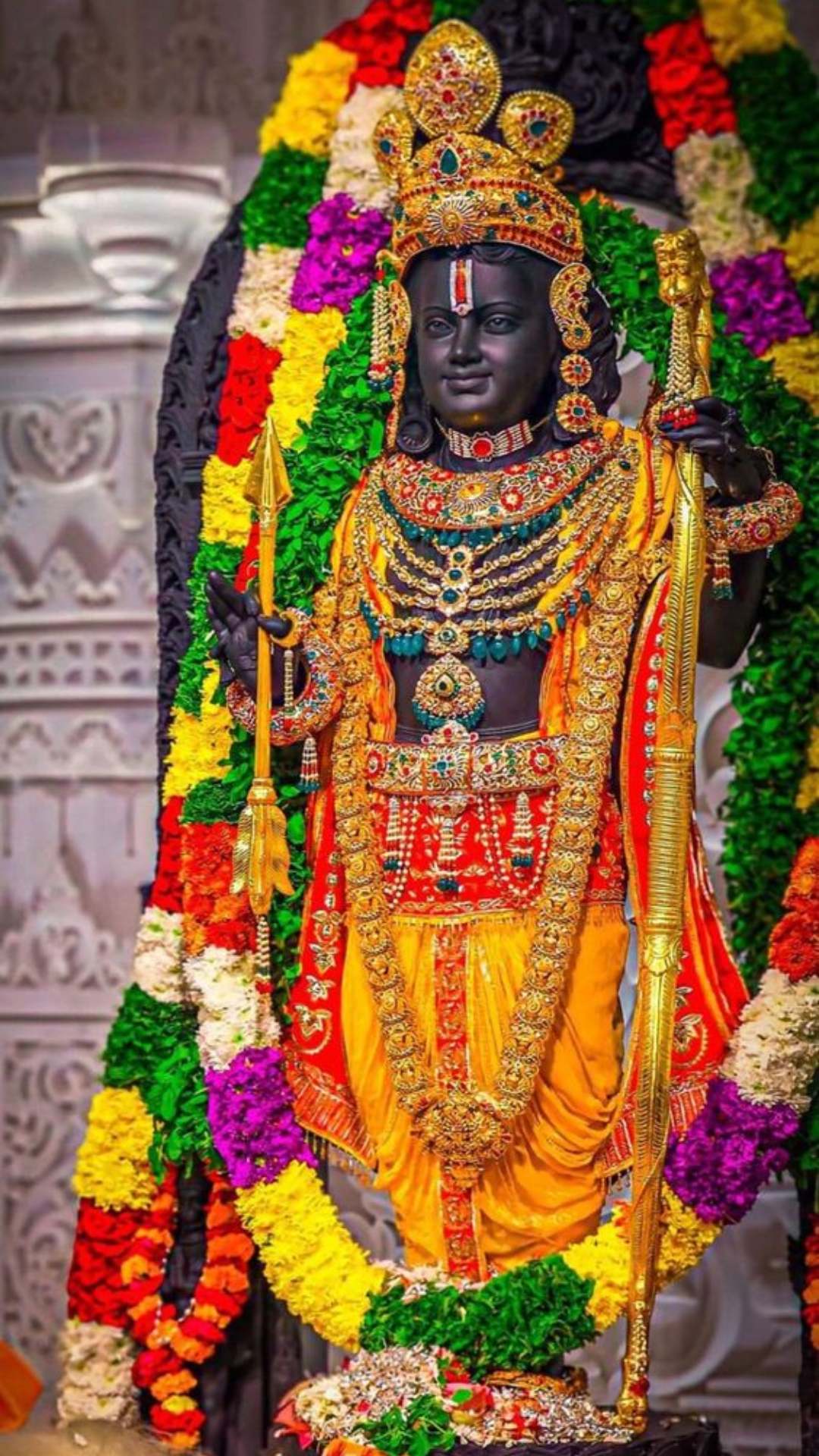 राम मंदिर में रामलला की मूर्ति की प्राण प्रतिष्ठा