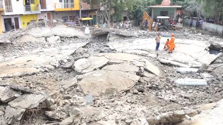 Mathura tank collapse police arrest accused Trilok Singh in Mathura by UP Police ann मथुरा में टंकी गिरने के मामले में पुलिस की बड़ी कामयाबी, आरोपी त्रिलोक सिंह गिरफ्तार