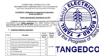 tneb tangedco announced 500 recruitment apply now TANGEDCO-வில் 500 காலி பணியிடங்கள் - விண்ணப்பிப்பது எப்படி? முழு விவரம் 