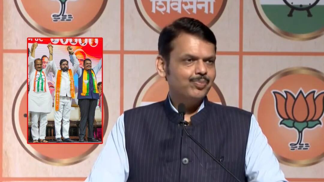 महायुतीच्या प्रवक्त्यांना झापलं, विधानसभेच्या जागाही सांगितल्या; देवेंद्र फडणवीसांनी फुंकलं विधानसभेचं रणशिंग Devendra Fadnavis blew the assembly trumpet in mahayuti melava, Spokespersons of the Mahayuti were also informed about the seats of the Legislative Assembly Election महायुतीच्या प्रवक्त्यांना झापलं, विधानसभेच्या जागाही सांगितल्या; देवेंद्र फडणवीसांनी फुंकलं विधानसभेचं रणशिंग