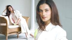 Taapsee Pannu Photos : வெள்ளாவி வச்சுத்தான் வெளுத்தாங்களா.. வெண்ணிற ஆடையில் கலக்கும் டாப்சி!
