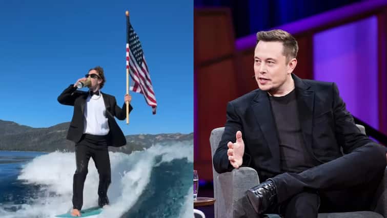 झंडे और बीयर के साथ सर्फिंग करते हुए नजर आए जुकरबर्ग, Elon Musk बोले- ‘मैं तो काम…’